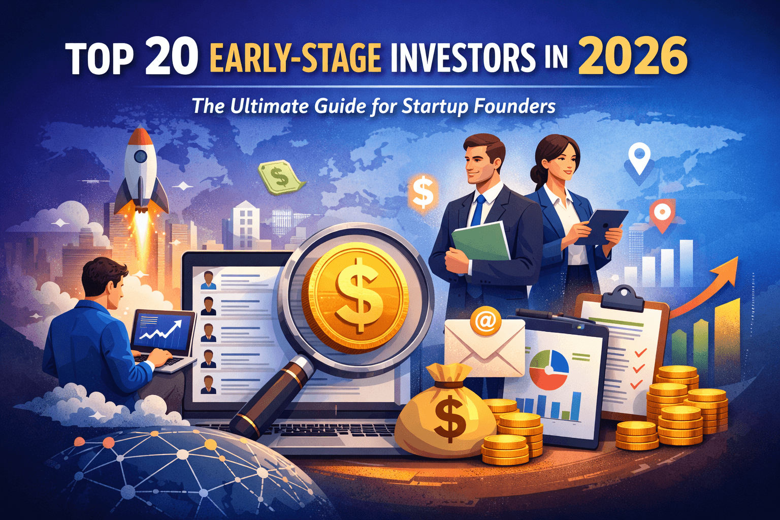 Top 20 Early-Stage Investors in 2026: The Ultimate Guide for Startup Founders