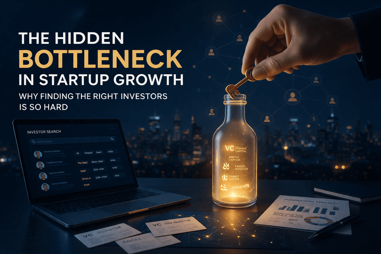 The Hidden Bottleneck in Startup Growth: Why Finding the Right Investors Is So Hard